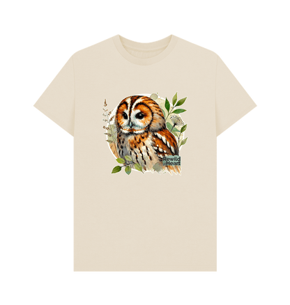 Oat Tawny Owl Forest Men's T-Shirt