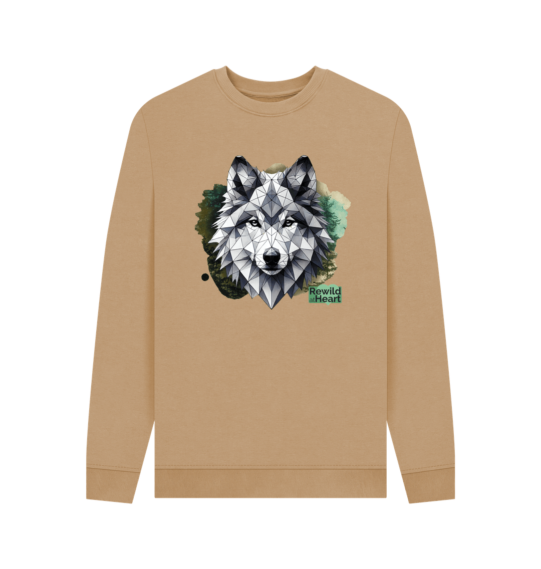 Sand Wolf Wilderness Men's Sweater