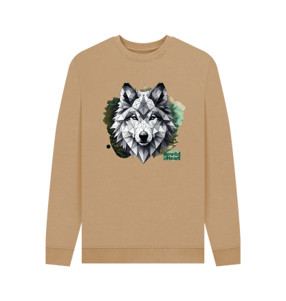 Sand Wolf Wilderness Men's Sweater