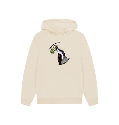 Oat Printed Hoody Front