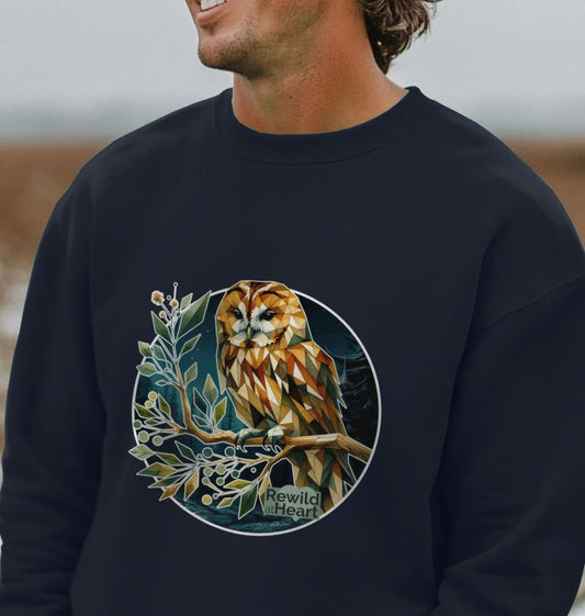 Tawny Owl Men's Oversized Sweater