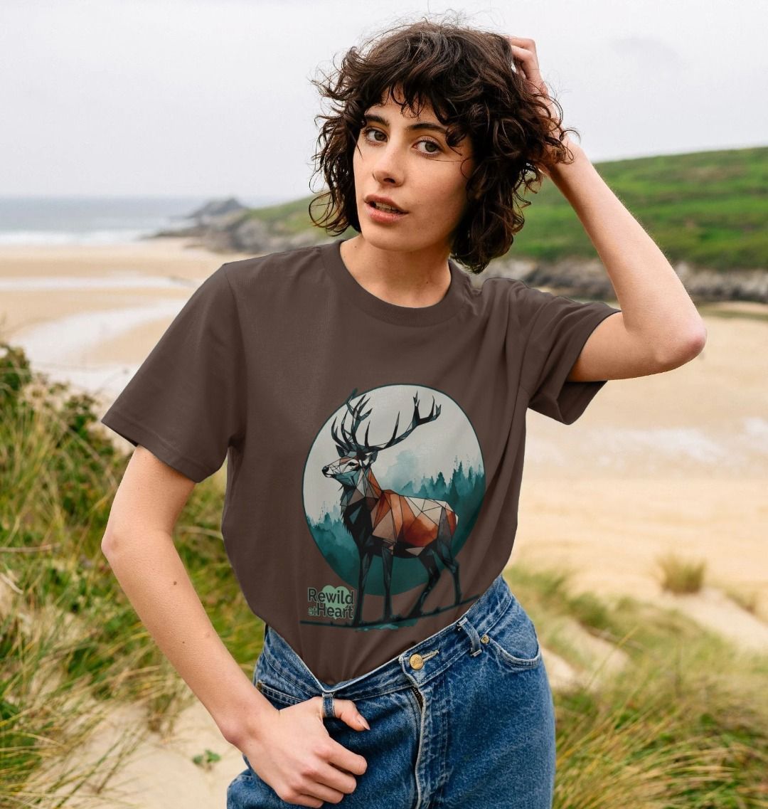 Red Deer Rewild Side | Women's Classic T-Shirt