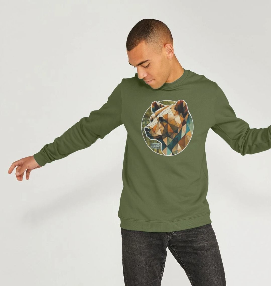 Brown Bear Forest Men's Sweater