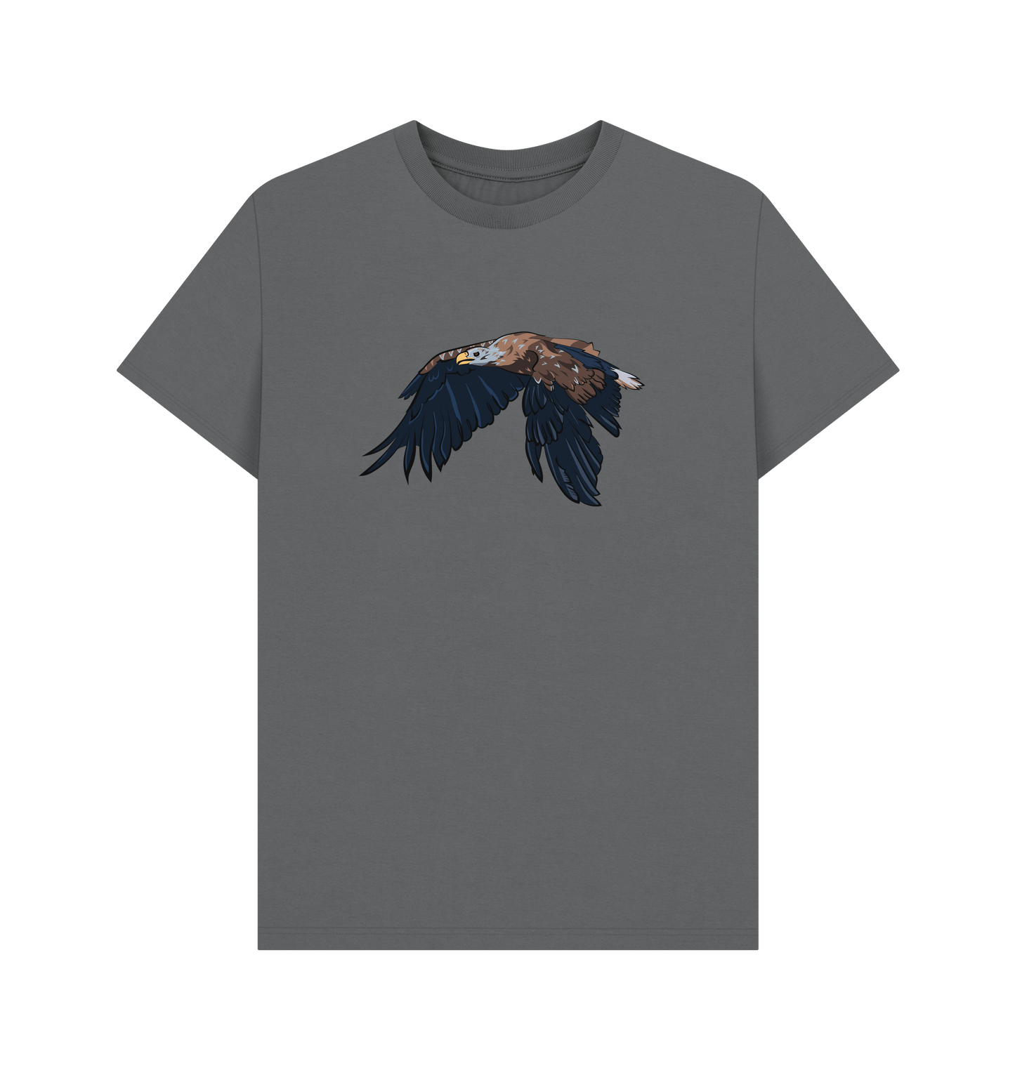 Slate Grey Printed T-shirt Front