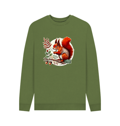 Khaki Red Squirrel Oak Men's Sweater