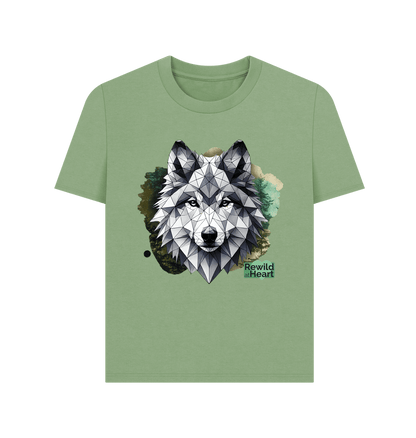 Sage Wolf Wilderness Women's Classic T-Shirt