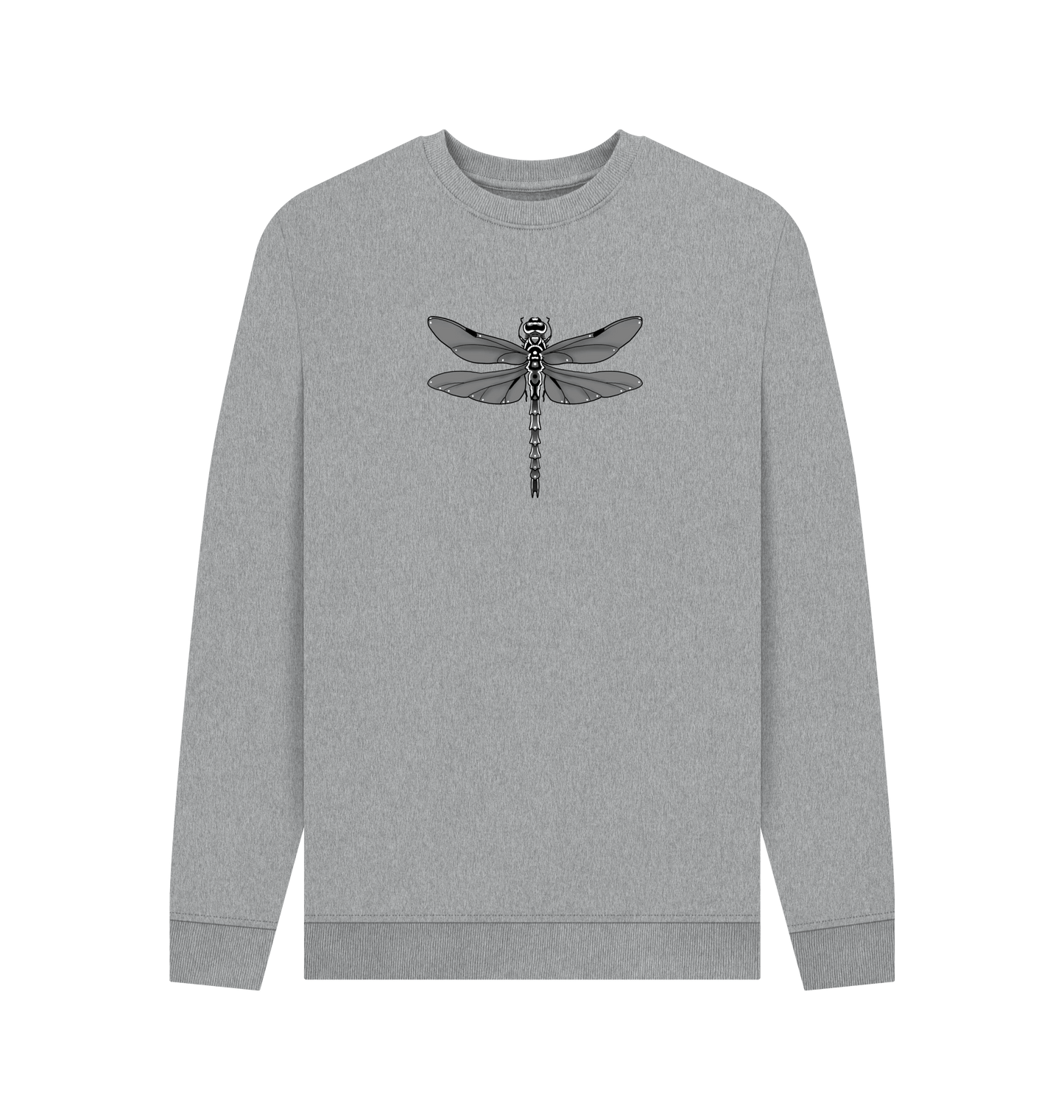 Light Heather Printed Sweater Front