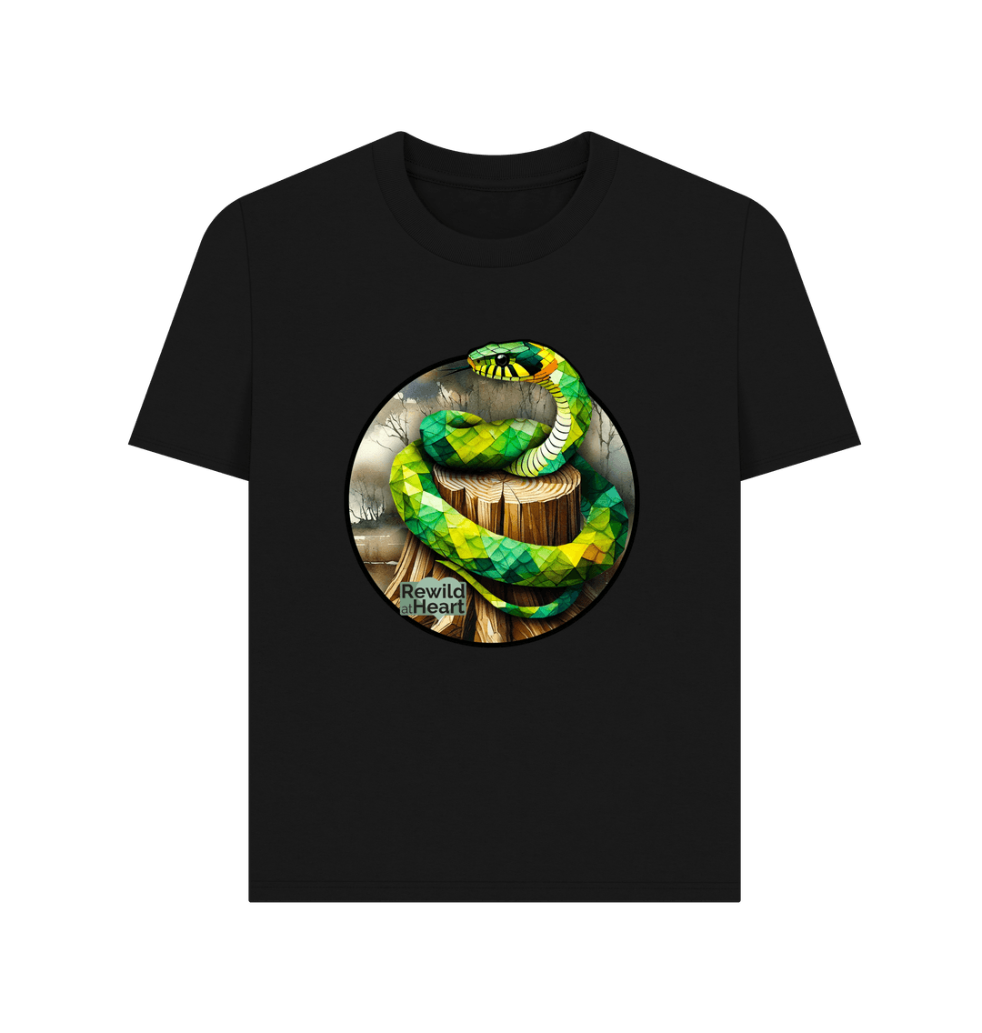 Black Grass Snake Marsh Women's Classic T-Shirt