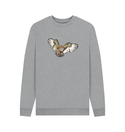 Light Heather Printed Sweater Front