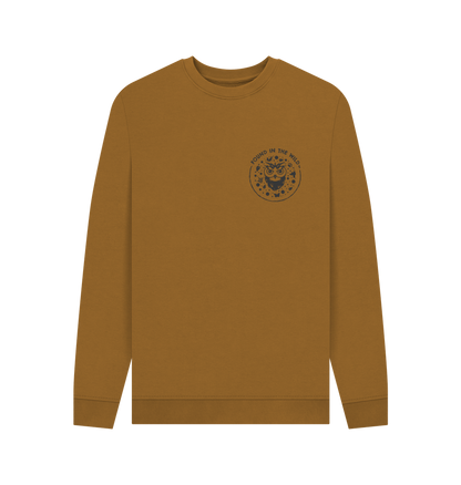 Brown Printed Sweater