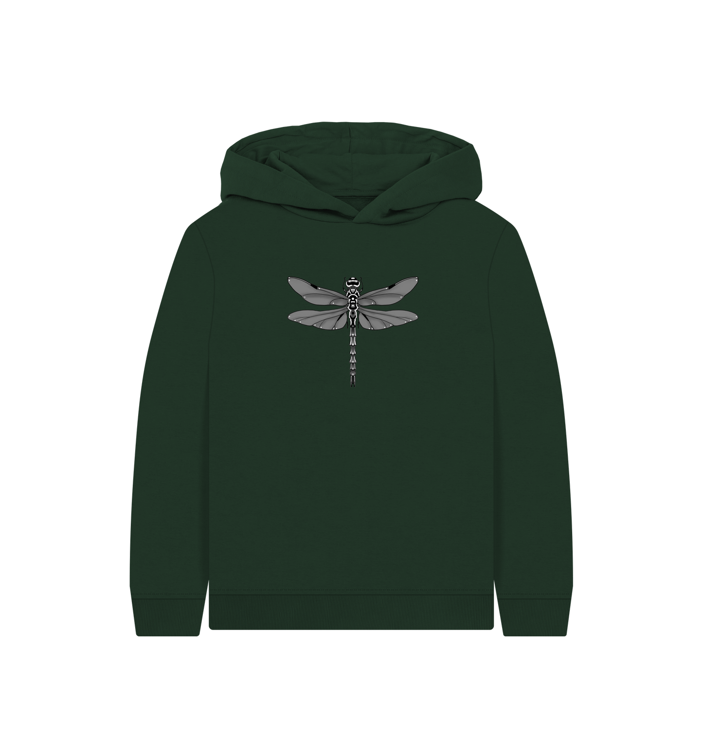 Evergreen Printed Kids Hoodie Front
