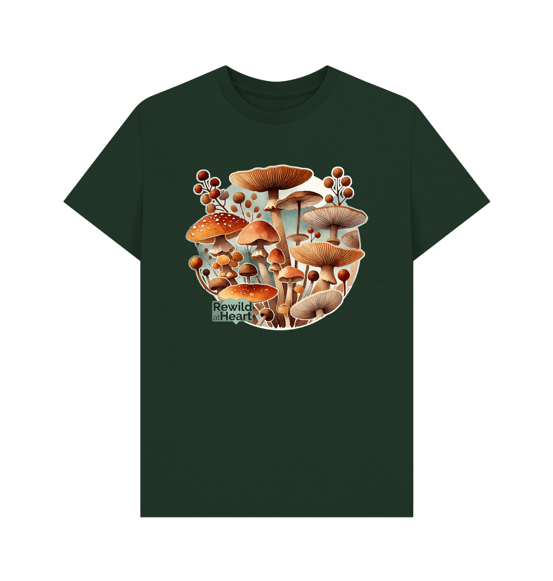 Evergreen Mushroom Bloom Men's T-Shirt