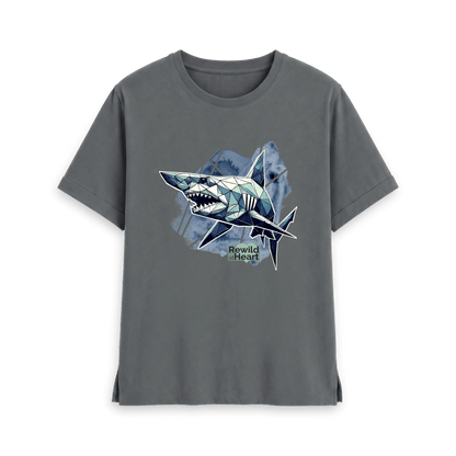 Slate Grey Printed T-shirt Front