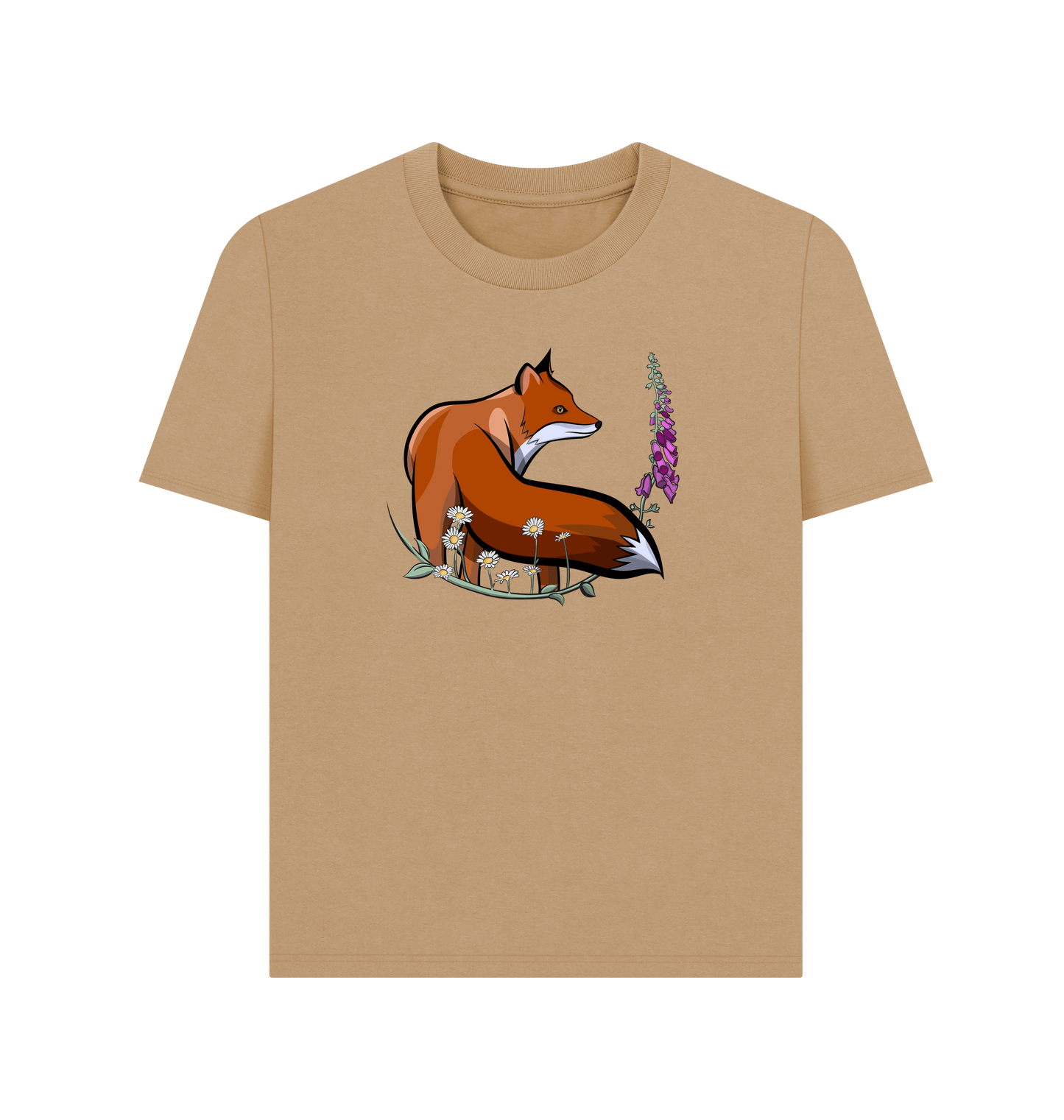 Sand Printed T-shirt Front