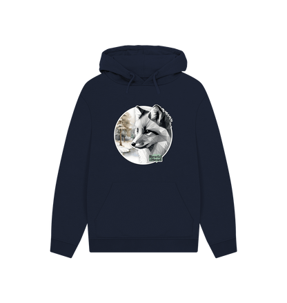 Navy Silent Arctic Fox Hoodie