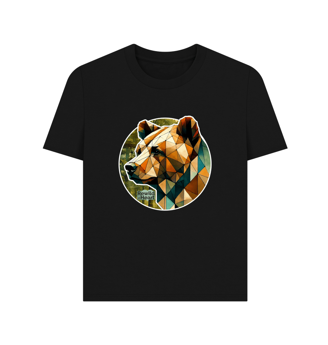 Black Brown Bear Forest Women's Classic T-Shirt