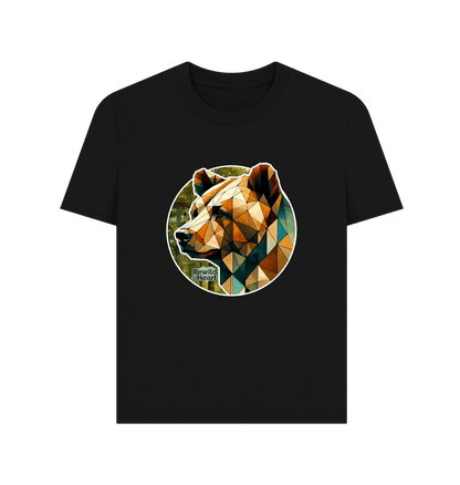 Black Brown Bear Forest Women's Classic T-Shirt