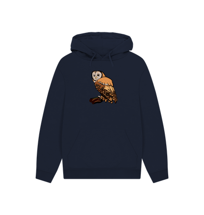 Navy Printed Hoody Front