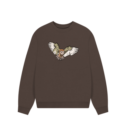 Chocolate Printed Sweater Front