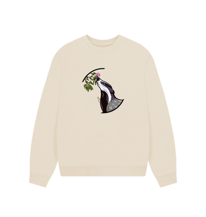 Oat Printed Sweater Front