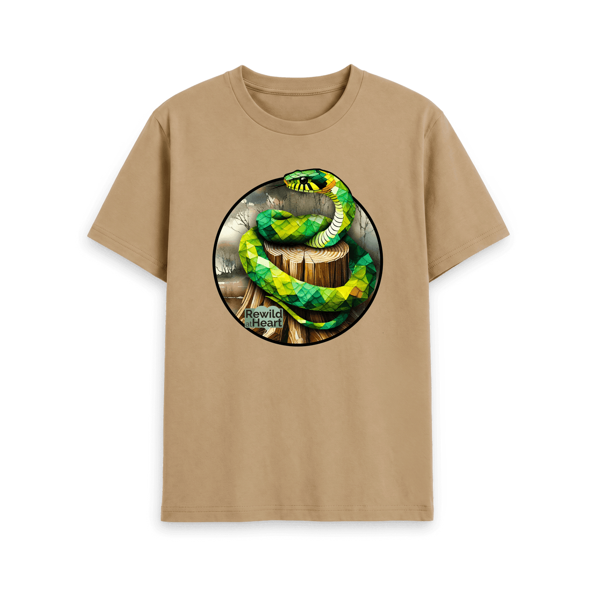 Sand Printed T-shirt Front