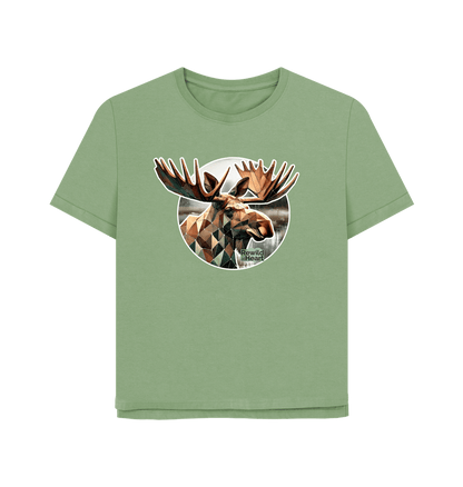 Sage Guardian Elk Women's Relaxed-Fit T-Shirt