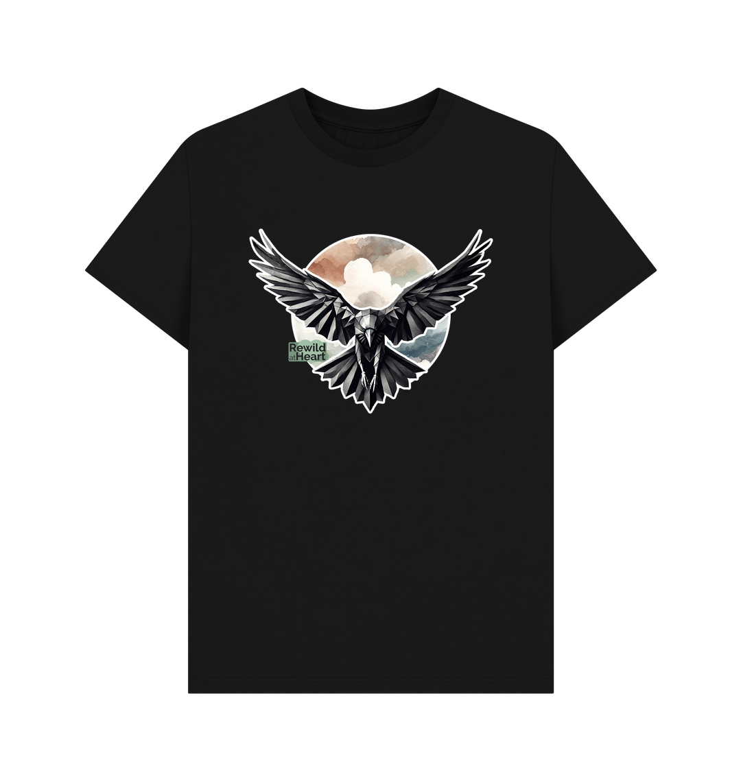 Black Raven Flight Men's T-Shirt