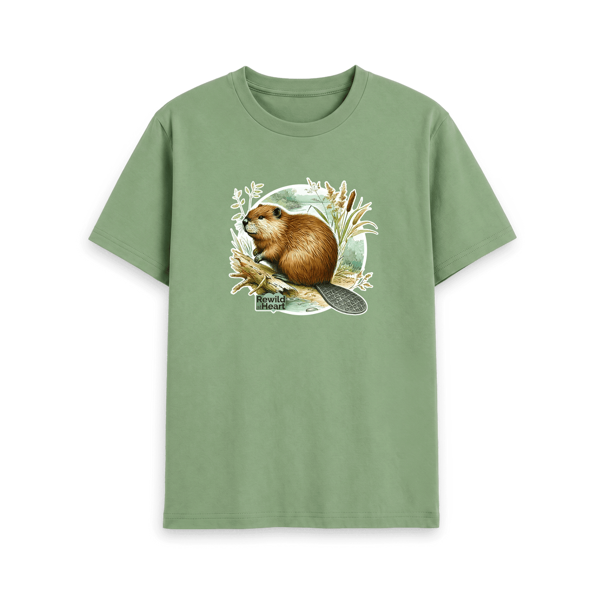 Sage Printed T-shirt Front