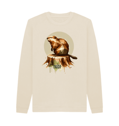 Oat Printed Sweater Front