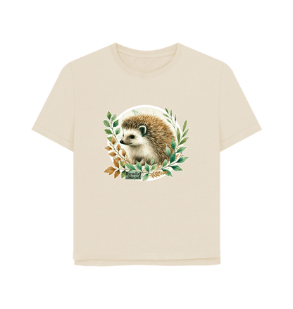 Oat Hedgehog Harmony Women's Relaxed-Fit T-Shirt