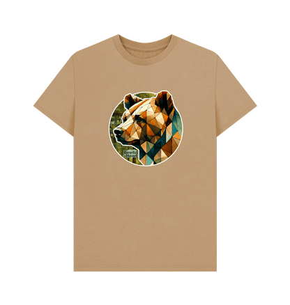 Sand Brown Bear Forest Men's T-Shirt