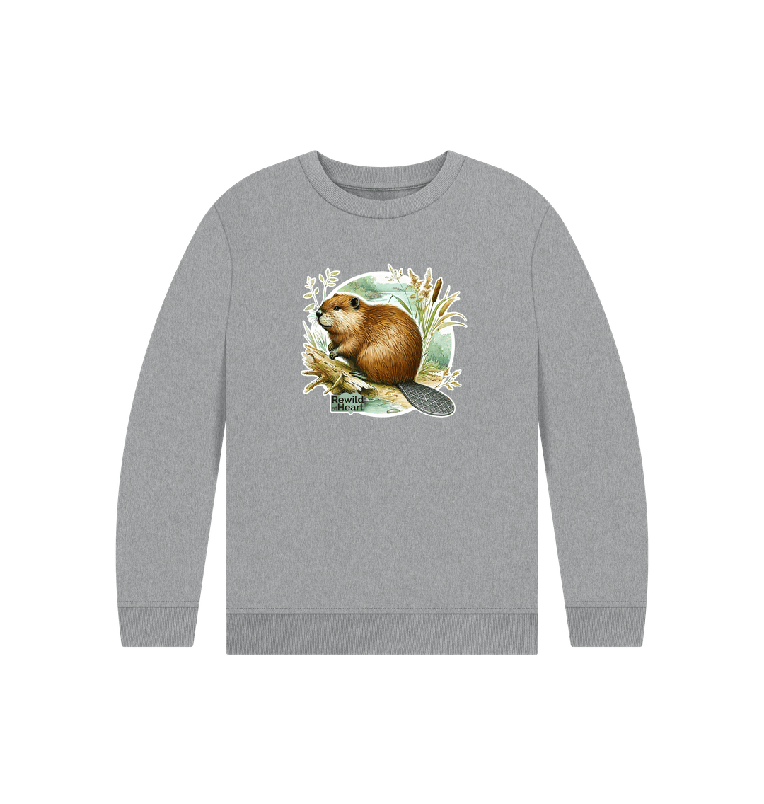 Athletic Grey Beaver Riverbank Kids Jumper