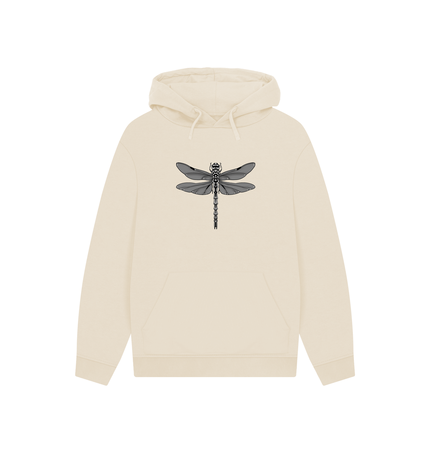 Oat Printed Hoody Front