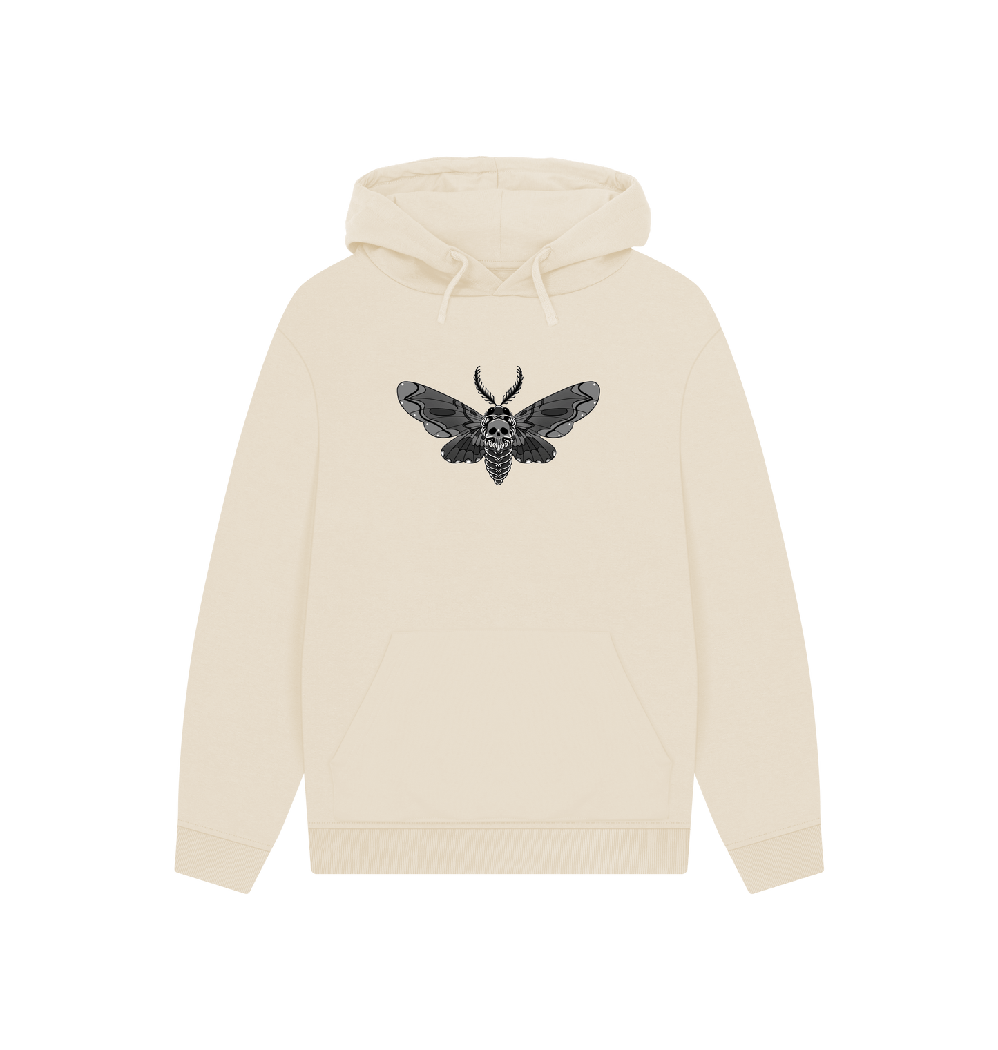 Oat Printed Hoody Front
