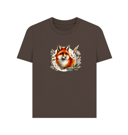 Chocolate Woodland Fox Women's Classic T-Shirt