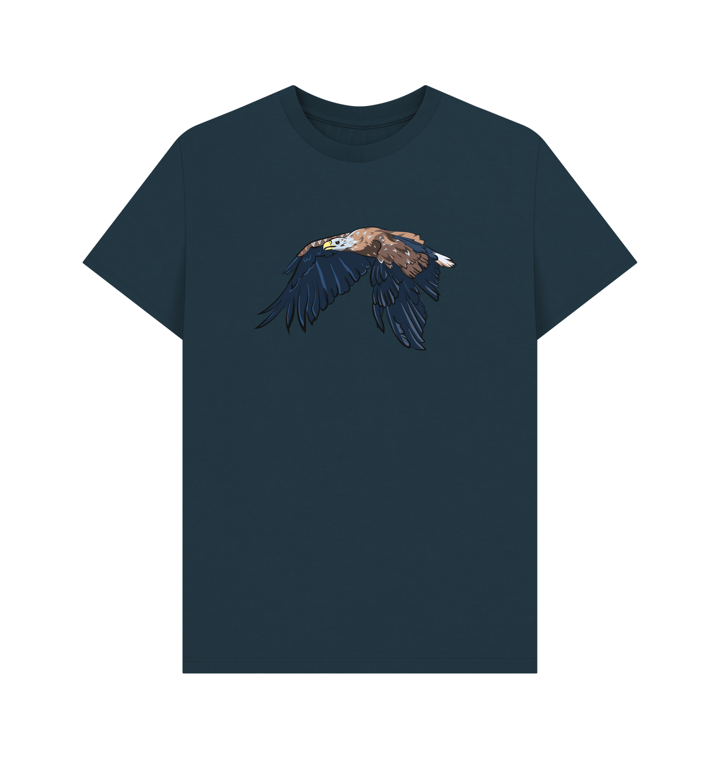 Denim Blue Printed T-shirt Front