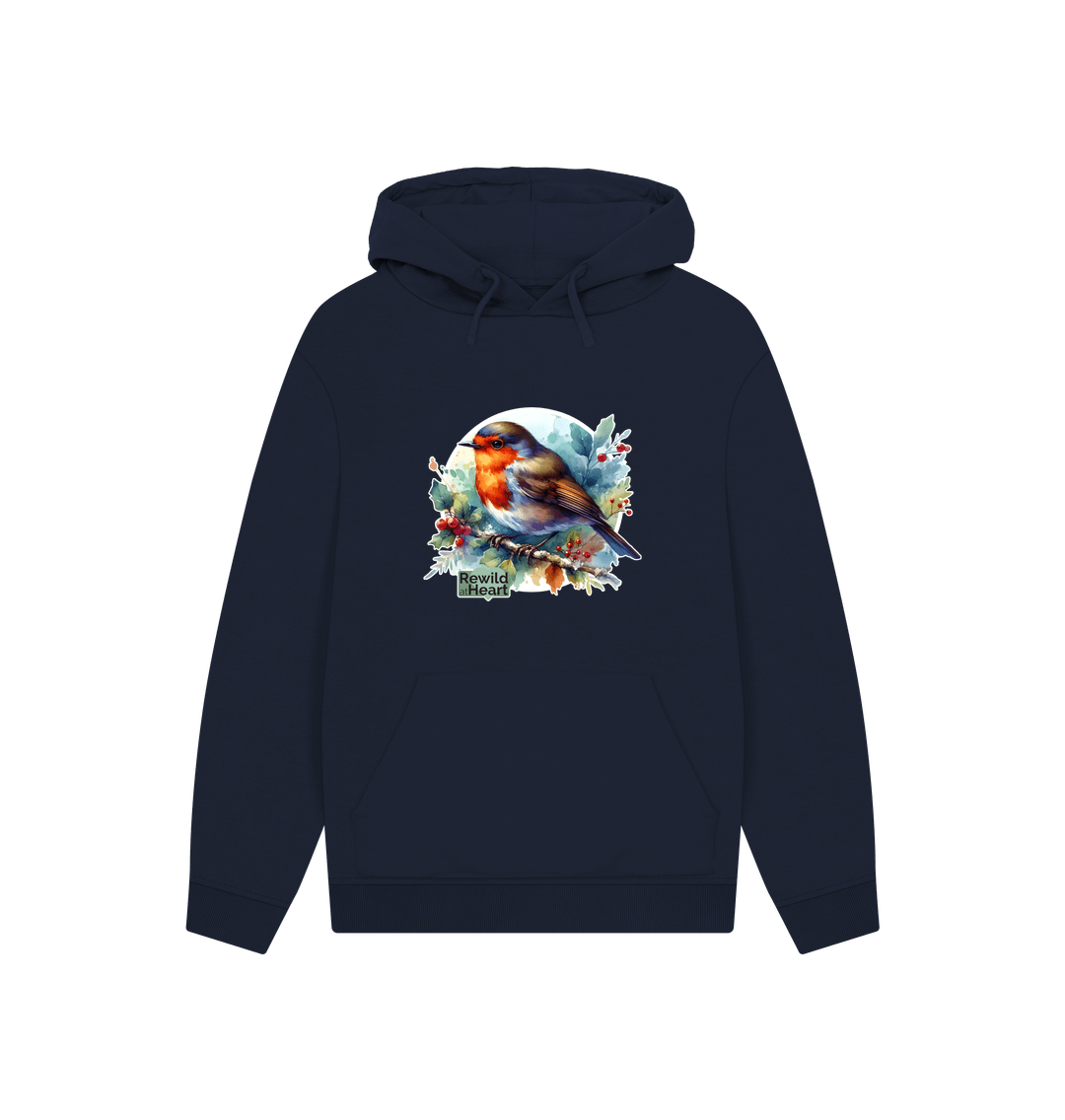 Navy Robin Redbreast Hoodie