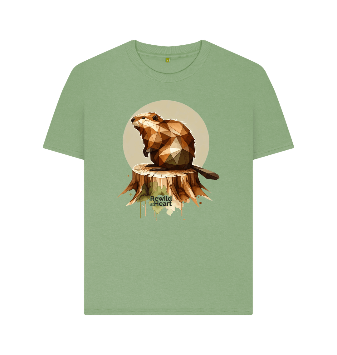 Sage Wild Beaver | Women's Classic T-Shirt