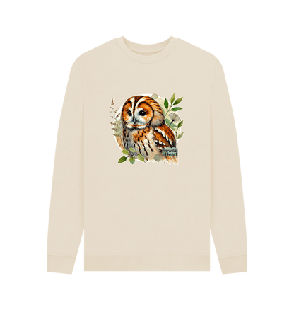 Oat Tawny Owl Forest Men's Sweater