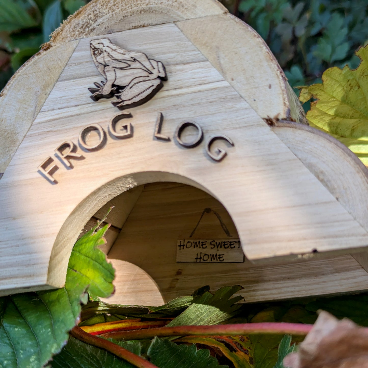 Frog Log & Toad Abode, Garden Wildlife Homes