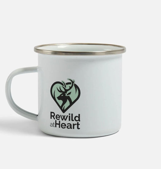 Born to Rewild Enamel Camping Mug