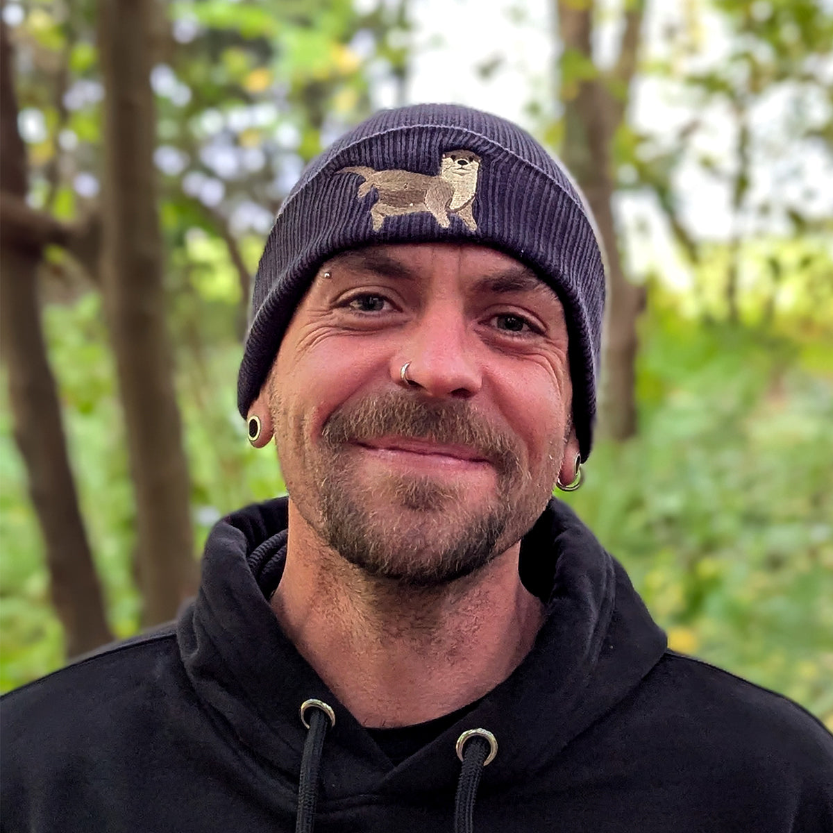 Otter Embroidered Beanie