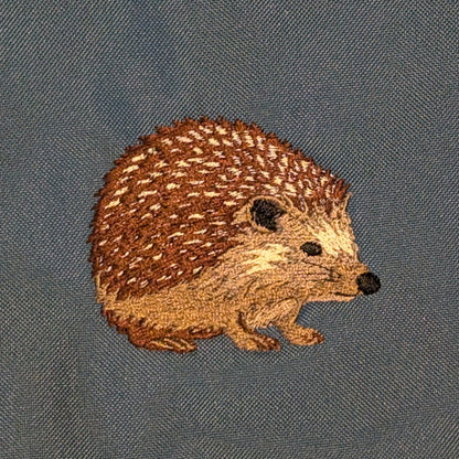 Hedgehog Embroidered Ladies Hoodie