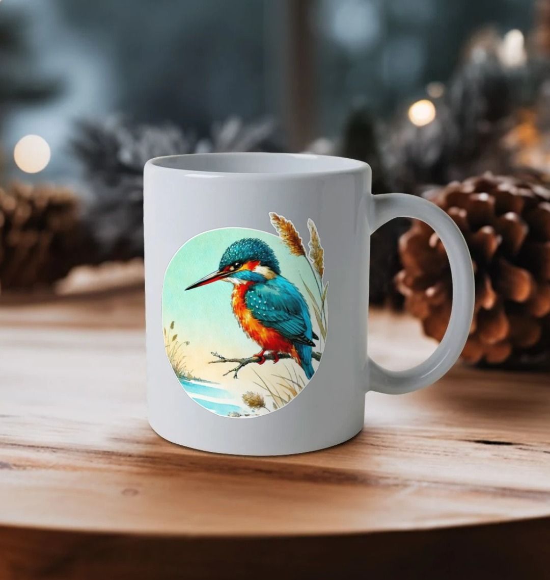 Kingfisher in the Reeds Mug