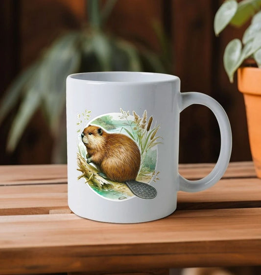 Beaver Riverbank Mug