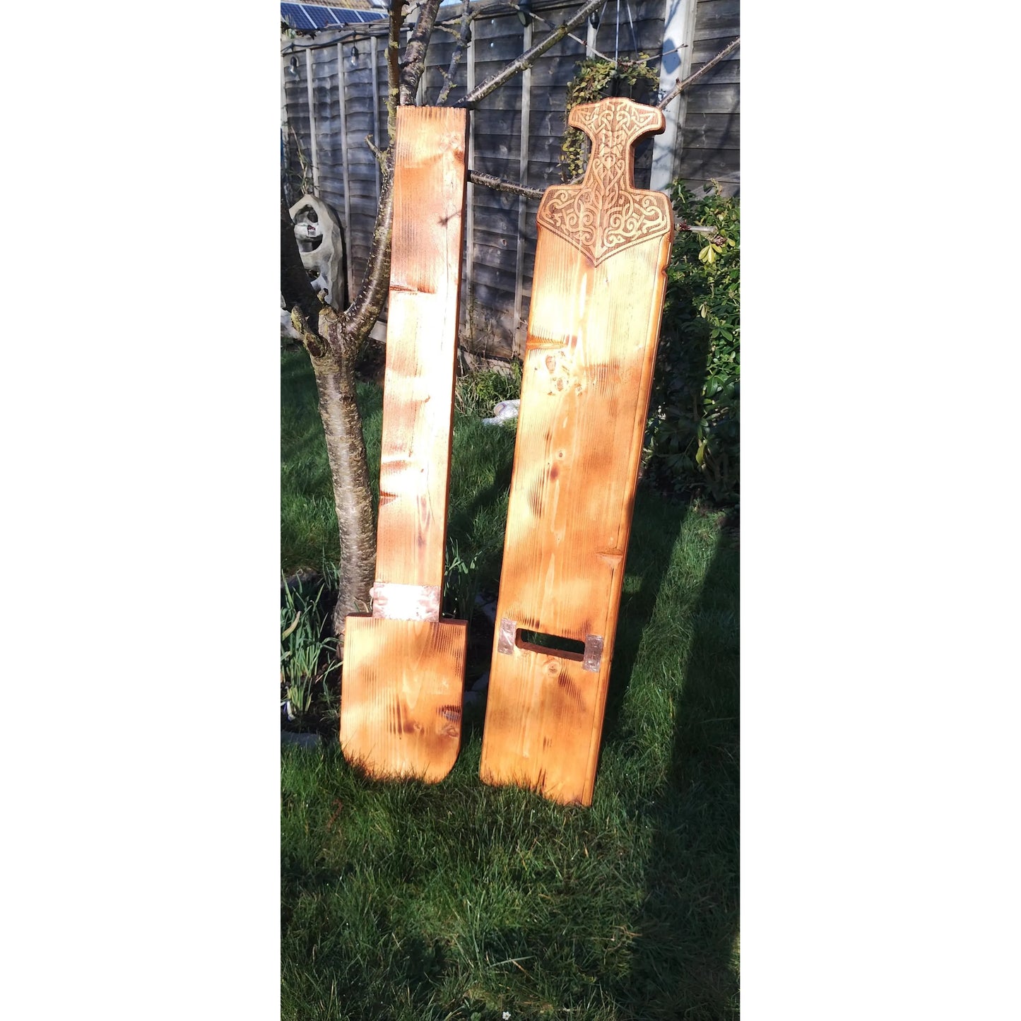 Heritage Viking Chair – Hand-Crafted Rustic Pine