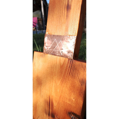 Heritage Viking Chair – Hand-Crafted Rustic Pine