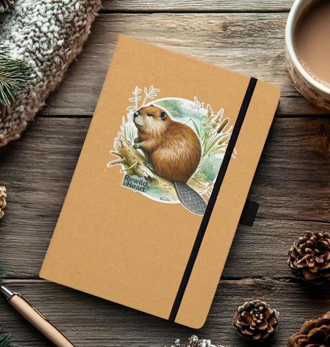 Beaver Riverbank Notepad | Eco-Friendly | Durable β Rewild at Heart