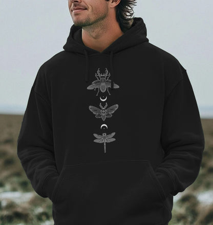 Moonlit Insect Trio Hoodie