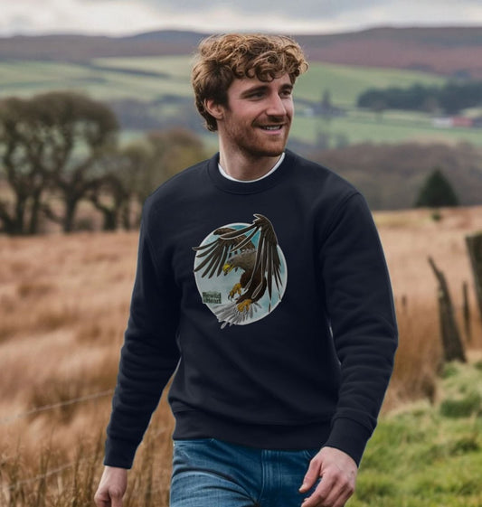 White-Tailed Eagle Flight Men's Sweater